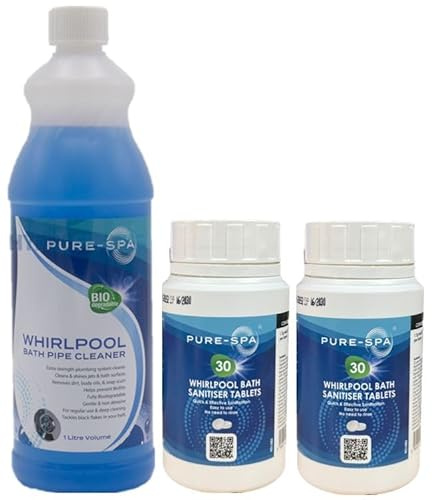 Pure-Spa starter whirlpool cleaning care pack