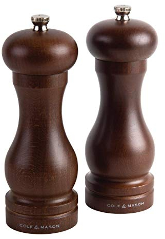 Cole & Mason Gd114 Forest Bois foncé Moulin à poivre (lot de 4)
