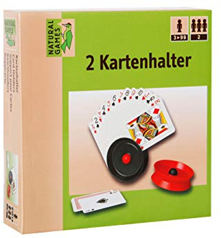 VEDES Großhandel GmbH - Ware 0061907076 Natural Games Kartenhalter 2 Stück