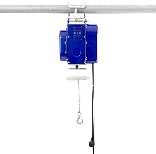 Pallit MOBILE Seilwinde Elektrisch 230v Tragkraft 100/200 kg Elektrische Seilwinde 12 m Stahlseil inkl. Kabelfernbedieung mit 1,5 m Kabellänge Seilzug elektrisch