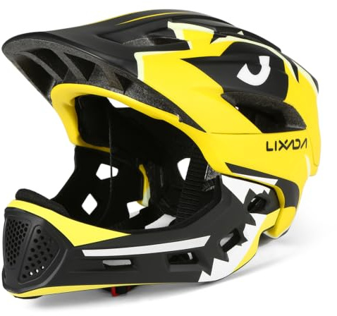 Lixada Casco Integral Desmontable para Niños - Seguridad Deportiva para Bicicleta, Ciclismo y Patinaje