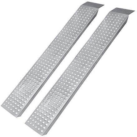 HENGMEI 2X Auffahrrampe 400kg Laderampe Verladerampe Auffahrschiene Motorradrampe Anhängerrampe (Klassisch)