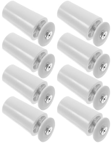 Baluue 8 StüCk Rolladen Stopper, Jalousien Anschlagpuffer, Rolladengurt Abdeckung, Kunststoff, Weiß, FüR Heim Und BüRo, 6x2.5x2.5cm