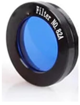 Teleskop-Zubehör-Set Okular for astronomische Teleskope, Okularlinse, Planeten und Nebelfilter, 6 Farbauswahl, 1,25 Zoll Teleskop-Kamera (Color : Blue)