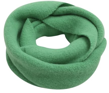 FASHION YOU WANT Damen Loopschal Strickschal Schlauchschal Schal Feinstrick einfarbig Rundschal (grün)
