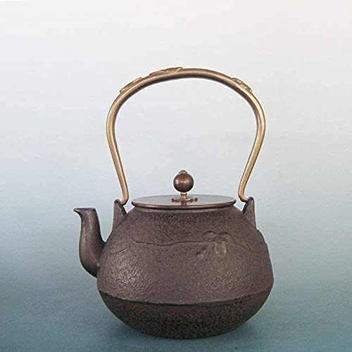 OQHAIR Service à thé en Fonte, Fait à la Main, Pot en Fer [palan] s, tôle du sud, Vieux Pot en Fer, Service à thé Haut de Gamme, 1 3L, décoration de la Maison, Cadeau,