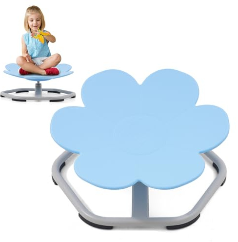 Siairo Silla giratoria para niños, Silla de Sentarse y Girar con Diseño de Elefante, Equipo Sensorial para Autismo TDHA, equipo de juego para niños y niñas, juguetes sensoriales de equilibrio