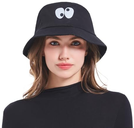 Fischerhut für Damen Herren, Bucket Hat Sonnenhut Sommer Faltbar 58-62 cm