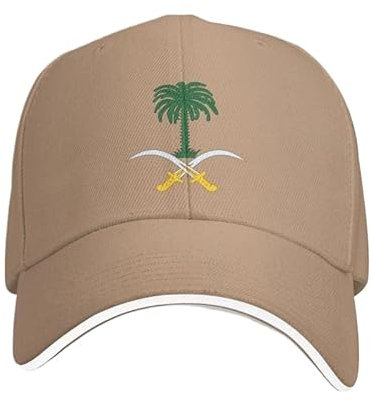Klassisches Emblem Von Saudi-Arabien, Verstellbare Baseballkappe – Atmungsaktive Dad-Mütze, Streetwear-Trucker-Mütze, Outdoor, Damen Und Herren, Frühlings-Sandwichmütze, Sommer, Kletter- Und W
