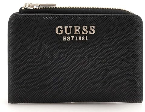 GUESS SWZG8500156BLA LAUREL SLG ZIP ARND CARD CASE Women BLACK Size One Size