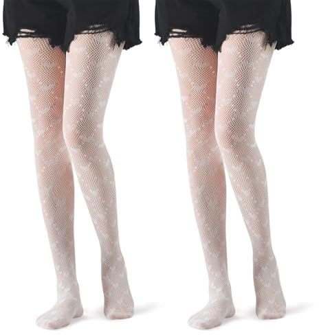 UILYNIU 2 piezas Medias Rejilla Mujer Medias Clásico Medias fantasía Mujeres Lolita Medias Medias Mujer Sexy para Forma Unas Piernas Impecables