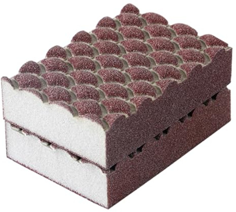 KOMBIUDA 2pcs Multi-Function Wok Scrub Sponges Household Cleaning Sponge Sturdy Scouring Pads for Kitchen Dish Washing Rust Removal Kitchen Supply