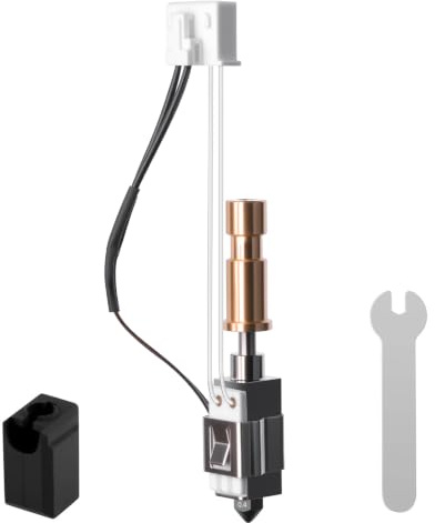 Upgraded Kobra S1 Keramik Hotend, High Temp&Fast Speed Hot End mit 0.4mm Gehärteter Stahldüse und Silikonsockel Compatible with Anycubic Kobra S1/S1 Combo 3D Druckern