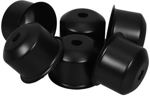 Tofficu 6 Piezas Soportes para Bombilla Base de Casquillo de Lámpara Forma de Vela Accesorios para Luminarias de Hogar Material de Resistente al Calor Fácil Instalación Compatibles con