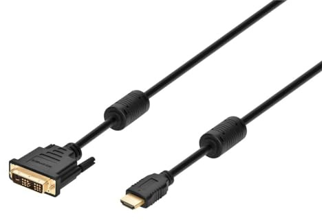 Monoprice 102405 10-Feet 28AWG High Speed HDMI to DVI Adapter Cable with Ferrite Cores, Black