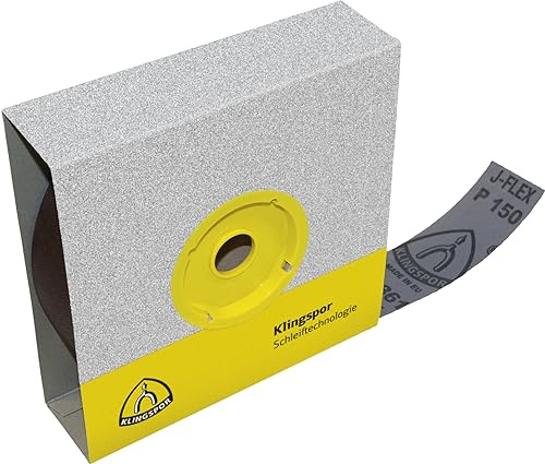 Klingspor 4208 - KL 361 JF Schleifrollen mit Gewebeunterlage, braun, 40X25000, Verpackungseinheit 1 - Korn 180