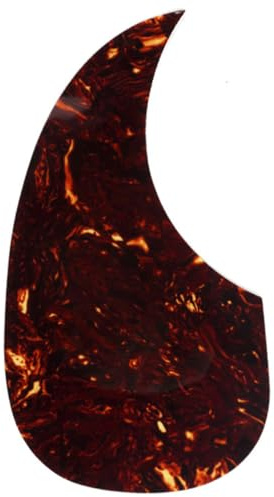 Musiclily Tränenform Akustikgitarre Pickguard Selbstklebender Schlagbrett für Linkshändig Martin D28 Style Folk Gitarre, Tortoise Shell | Selbstklebender Pickguard, für Martin D28 Style Folk Gitarre