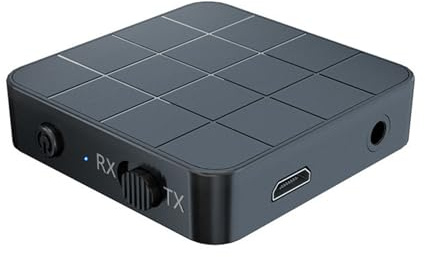 KN321 trådlös Bluetooth 5.0-sändarmottagare, 2 i 1, TV-datoradapter, ljudsändare och mottagare en-knapps hög kompatibilitet