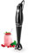 Geepas 200W Hand Blender | Food Collection Immersion Hand Blender | Ideal for Smoothies, Shakes, Baby Food, Soup, Grinding Ingredients, Vegetables & Fruits - 2 Year Warranty (200W - Black)