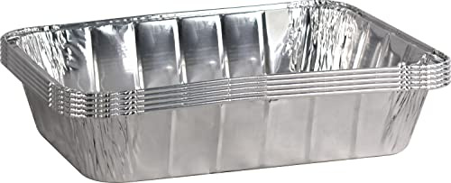 Catergold Disposable Tray Aluminium Foil Lasagne Trays 37 x 26 x 7cm (5 Trays)