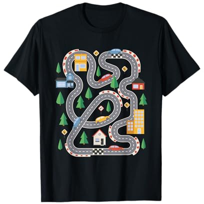 Auto KFZ PKW Automatte Spielmatte Spielteppich T-Shirt
