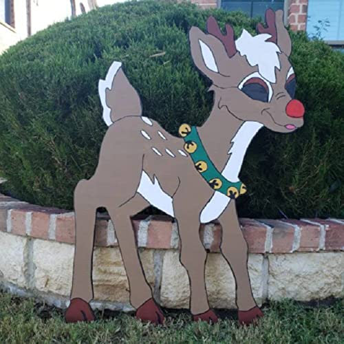 Signes de Jardin de Noël avec Enjeux, Père Noël Elk Bonhomme de Neige Mamie Noël Panneau pour Jardin Patio Plante Pelouse Rue Décor, Signes de Jardin Décorations de Vacances de Noël en Plein Air