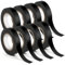 LOBVABA 8 Stück Isolierband，Isolierbander，Selbstklebendes Isolierband 16mm*20m，Elektro-Isolierban，PVC Elektriker Klebeband Schwarz zum Isolieren，Reparieren & Bündeln