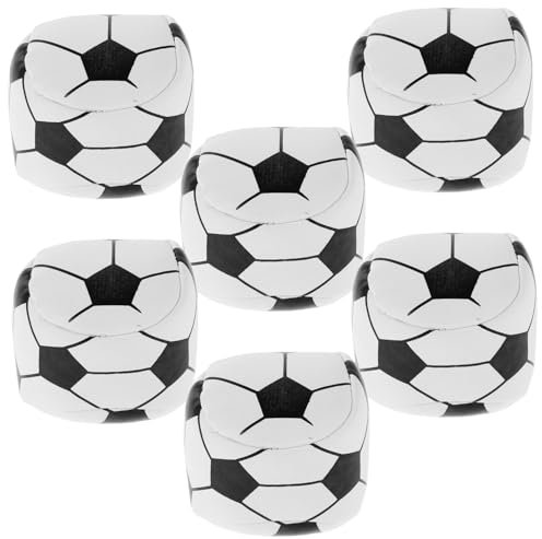 KOMBIUDA 6stücke Fußball-sitzsack Wurfspiele Cornhole-Spielzeug Für Junge Mädchen Kleinkinder Heimunterricht Und Outdoor-aktivitäten