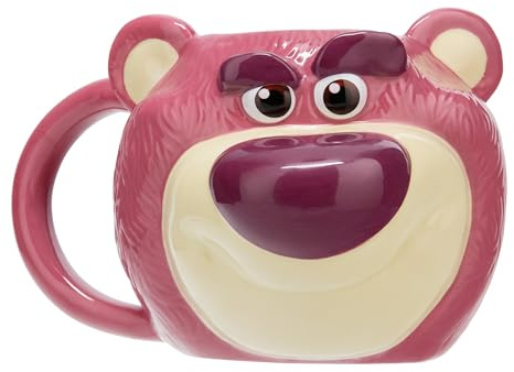 Paladone Lotso Huggin Bear-formad mugg 680 ml, officiellt licensierad Disney Toy Story keramisk kaffekopp för te, varm choklad och mer, present till popkulturfans