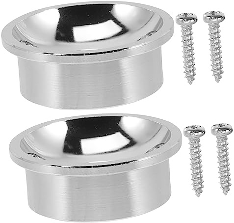 OFFSCH 2 Set Jack Fixer Utgångsuttagsplattor För Gitarr Elgitarr Jackuttagsplattor Elgitarr Jackplatta Jackplattor Pickup tor Gitarrdelar