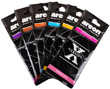 OHREN 6 Pezzi Profumatore per Auto Alberello Profumato Deodorante per Auto a Lunga Durata (Fragranze Casuali)