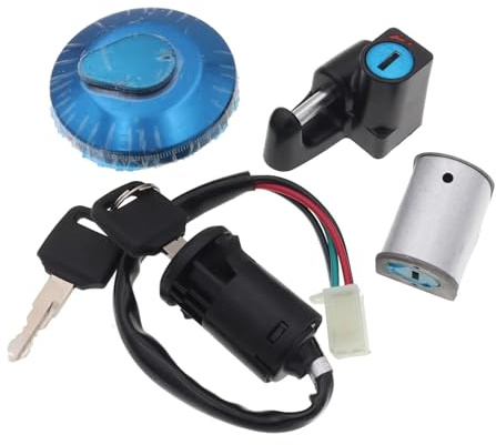 Serratura Accensione Moto Per Monkey Z50 50A Z50J Z50R Per Mini Moto Kit Interruttore Accensione A 4 Fili Tappo Chiave Serratura Serbatoio Carburante Casco Sella