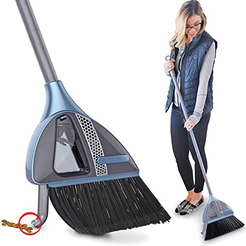 Spazzatrice con aspirapolvere integrato, pulizia silenziosa per pavimenti in legno, aspirazione a vortice RPM, batteria al litio, ugello intelligente