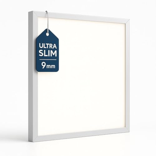 Jalama LED Panel Lampe 62x62 cm – 40W, 4400lm, 4000K Neutralweiß, Ultraflach, Blendfrei UGR<19, 50.000h Lebensdauer, Premium Lifud LED-Treiber – Bürobeleuchtung & Gewerbe