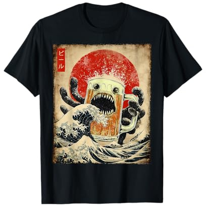 Mug à bière Kaiju Monster Poster Japonais Vintage T-Shirt