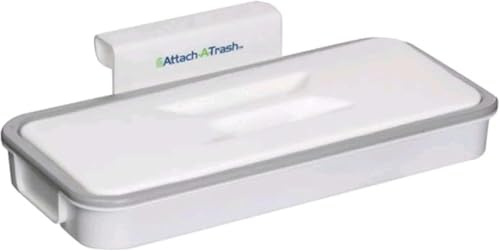 PNJB Hanging Trash Bag Holder, No-Drill, Over Cabinet & Drawer Waste Bag, Reusable, Grocery Bag Holder with Lid, Convenient & Space-Saving, Organizer for Kitchen, Bathroom & Utility Areas