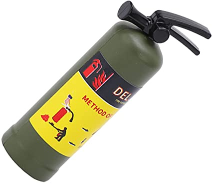 Rcniso Giocattolo Leggero di Simulazione Vivida Mini Estintore per Auto RC per la Serie AXIAL SCX10 WPL MN (Verde)