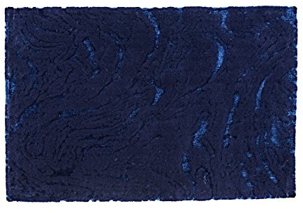 Kleine Wolke Badteppich Everglades, Dunkelblau, 60 x 90 cm