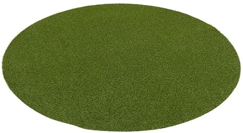 Snapstyle Luxus Kunstrasen Rasenteppich Wembley Grün Rund in 5 Größen