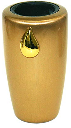 legendURN Grabvase 'Träne' aus Bronze (Wandvase) | Sie sind auf der Suche nach Einer Grabvase aus Bronze? Bei unserem Urnengeschäft sind Sie genau richtig. Große Auswahl an Urnen Gratis Versand
