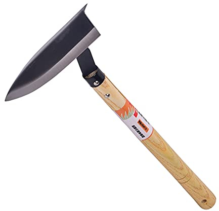 Jonoisax Japaner Jäten Hacke - AFUUEX Compact Und Leicht Zu Halten Holzgriff