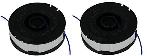 FUBESK String Trimmer Spool Replacement Spool & Line for Spear & Jackson GT450, GT600, N1F-GT-280/450-D, S6030ET Cordless Weed Eater Spools Line-2Pack