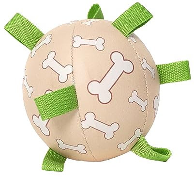 Fukamou Hundespielzeug Ball, Interaktives Haustierspielzeug, Hundefußball Mit Griff, Wasserspielzeug Hunde, Hunde Geburtstagsgeschenke, Hund Fußball Für Mittelgroße Und Kleine Hunde Haustiere
