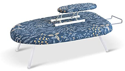 Tabla Plegable, Tablas de Planchar, Tabla de Planchar Profesional, Estante de Planchado Plegable de Escritorio, Soporte telescópico para Plancha de Vapor y Funda para Planchar, Tabla de Plan
