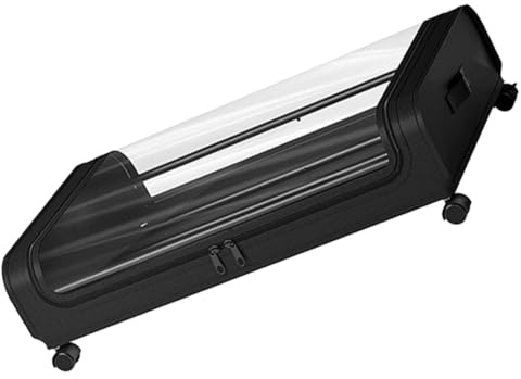 Zerodeko Contenitore Rigido Sottoletto Con Ruote in Tessuto Non Tessuto Per Scarpe E Vestiti Facile Da Spostare Nero