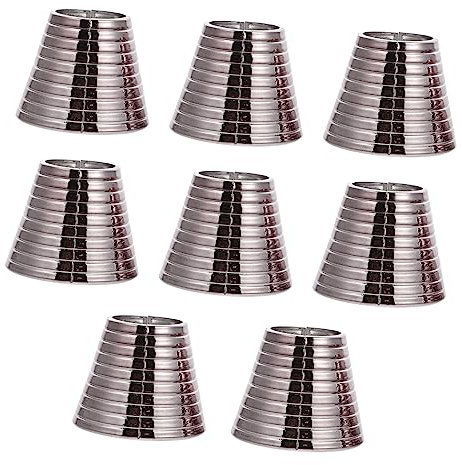 BIUDECO 8stücke Teiliges Ponytail Holder Cuffs in Schwarz Simulierter Metall-look Glatte Haarklammern Mit Zähnen Für Festen Halt Modische Haarmanschetten Für Elegante Pferdeschwanz-styles