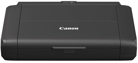 Canon MAXIFY BX110 Mobiler Drucker – WLAN-Drucker mit wiederaufladbarem Akku, druckt bis A4 | Perfekt für Home-Office & unterwegs! Drucke kabellos von Laptop, PC, Smartphone Print App
