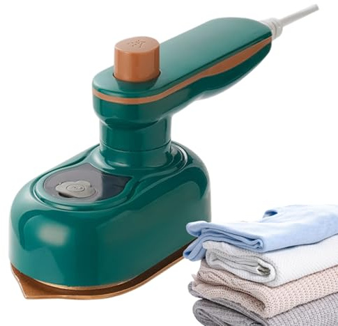 Plancha de vapor de viaje - Mini prensa de vapor vertical, plancha plegable para ropa | Calentador eficiente, plancha compacta y segura para camisas, vestidos y ropa delicada