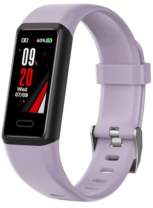 Fitness Tracker Watch with Heart Rate,Sleep Monitor,Step/Calorie Counter | IP68 Waterproof Activity Tracker with Pedometer for Women Men,Running Walking Watch Message/Call Notification forAndroid iOS