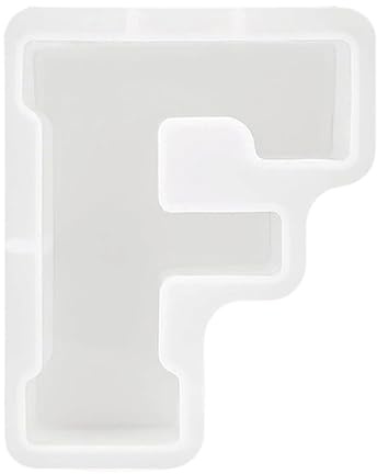 Stampi Grande per Lettere Alfabeto Bianco 3D in Silicone Alimentare Flessibile Forme di Lettere Sformo Facile per Resina Sapone Argilla Cera Torta Cioccolato Fai da Te Decorazioni per Feste in Casa